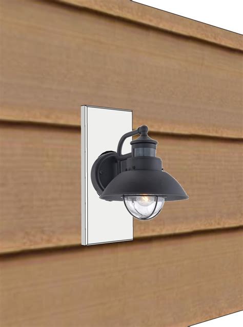 exterior light wall mount plate